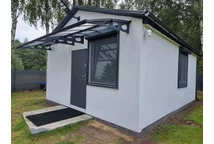 Dörrtak i aluminium Herald 4,45 m Palram antracit