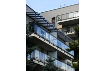 Sierra Palram terrasstak i aluminium - Canopia 2,3 x 6,9 m grå
