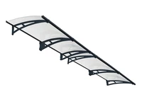 Entrétak i aluminium Aquila 4,1 m Palram - Canopia antracitgrått