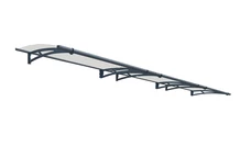 Entrétak i aluminium Aquila 4,5 m Palram - Canopia antracitgrått