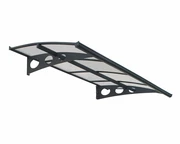 Entrétak i aluminium Herald 2,23 m Palram - Canopia antracitgrått