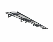 Entrétak i aluminium Herald 6,6 m Palram - Canopia antracitgrått