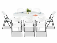 Möbelset för catering 160 cm 8+1 Garden Point