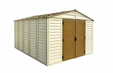 Stor trädgårdsbod av plast Duramax WoodBridge Plus 10.5 x 13