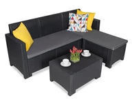 Technorattan hörn Nebraska Relax antracit Bica