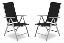 Verona Garden Point stolset i aluminium - 2 delar