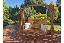 Borneo Garden Point trädgårdsgunga i trä