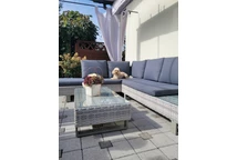 Liguria Garden Point lyxigt set med teknorattan