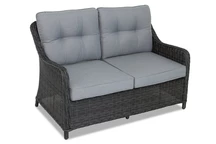 Garden Point antracit technorattan dubbelsoffa Toledo