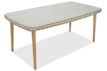 Garden Point's Kordoba sand trädgårdsbord i konstrotting