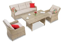 Garden Point teknorattan set Toledo Apetito 5 beige