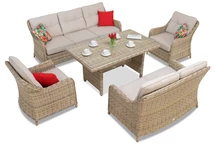 Garden Point teknorattan set Toledo Apetito 7 beige