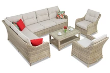 Garden Point teknorattan set Toledo Corner 7 beige
