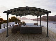 Lusthus i polykarbonat Tuscan Palram - Canopia 3,6 x 5 m