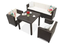 Möbelgrupp i konstrotting Colorado Dallas Apetito 5 brun Bica