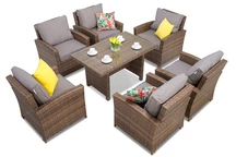 Parma Premium brun Garden Point technorattan möbler