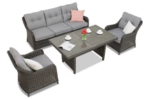 Toledo Apetito 5 antracit Garden Point technorattan möbler