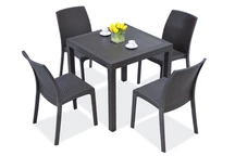 Utegrupp i konstrotting antracitgrå Dallas/Virginia 4 Bica