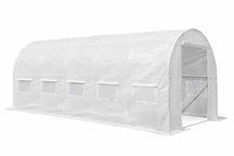 Vit plasttunnel 2,5x8m Garden Point