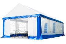 Vitt partytält Bavaria 4x8m Garden Point