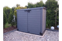 Trädgårdsförråd StoreAway 1200l Duramax grå