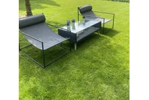 Garden Point soffbord i antracit Bilbao technorattan