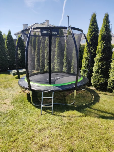 Premium trädgårdstrampolin med innernät 244 cm Jump Hero 8FT