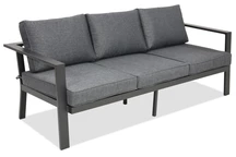 Aluminium 3-sitssoffa Sydney Garden Point antracit