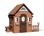 Aspen barnhus i trä och cederträ