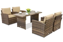 Monaco Premium 4 Garden Point trädgårdsmöbler brun
