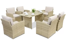 Monaco Premium 6 Garden Point trädgårdsmöbler beige