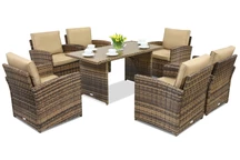 Monaco Premium 6 Garden Point trädgårdsmöbler brun