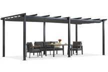 Pergola Barbados 3x6 m Garden Point antracit