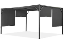 Pergola i metall Santorini 3 x 3 m antracit Garden Point