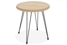 Malta Garden Point soffbord i stål beige