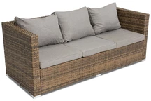 Technorattan 3-sits soffa Roma Garden Point