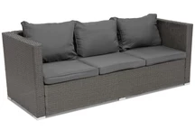 Technorattan 3-sits soffa Roma Garden Point