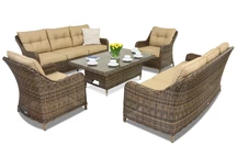 Toledo Apetito 8 Lift Trädgårdsspets brun technorattan trädgårdsmöbler