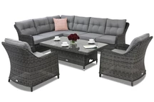 Toledo Comida 7 Lift Trädgårdspunkt antracit technorattan trädgårdsmöbler