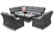 Toledo Comida 9 Lift Garden Point antracit technorattan trädgårdsmöbler