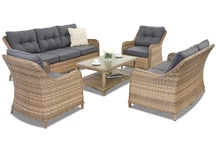 Toledo Kaffe 7 Garden Point melange technorattan möbler