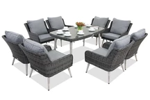 Trädgårdsmöbler Bilbao Premium 8 Garden Point antracit
