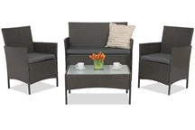 Trädgårdsmöbler i konstrotting Calabria Premium Garden Point antracit