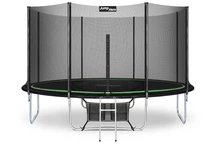 Trädgårdstrampolin med utomhusnät 427cm Jump Hero 14FT