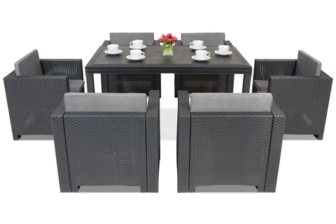 Colorado Fiesta brun Bica technorattan set