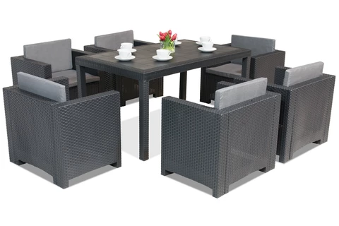 Colorado Fiesta brun Bica technorattan set