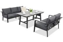 Möbelgrupp Sydney Apetito Comfort 5 Garden Point antracit