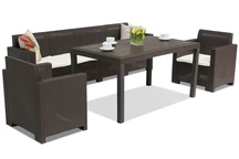 Möbler i konstrotting Nebraska Apetito Max 6 brun Bica