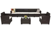 Möbler i konstrotting Nebraska Coffee Max 7 brun Bica