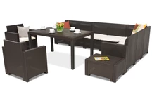 Möbler i konstrotting Nebraska Comida Max 9 brun Bica